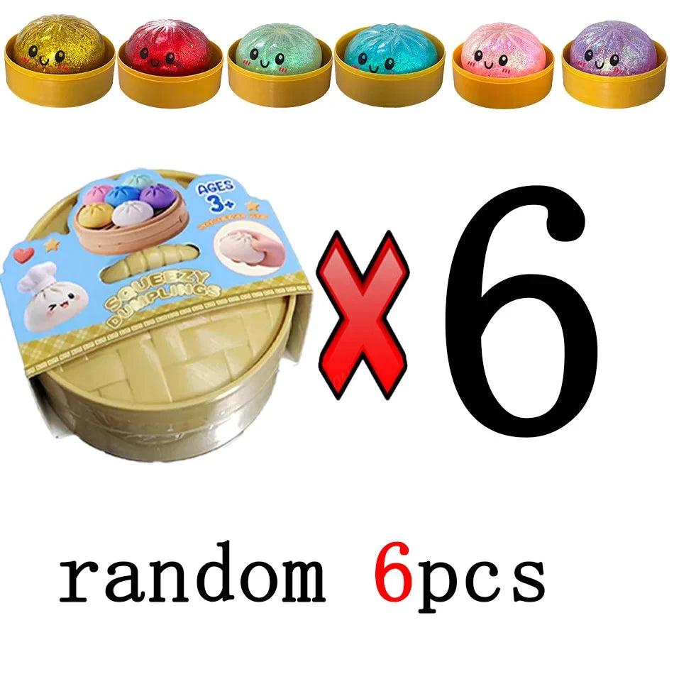 Glitter Dumpling Sensory Squishy