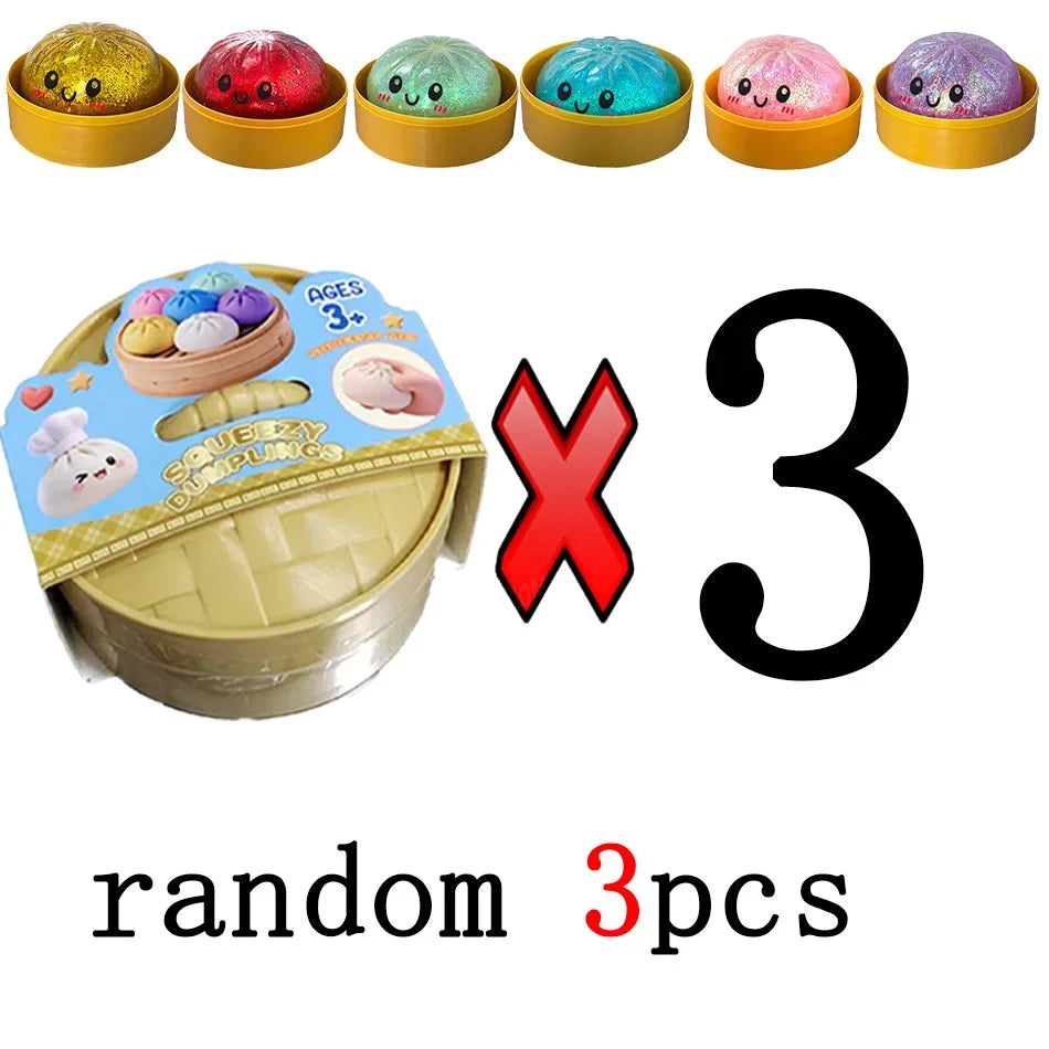 Glitter Dumpling Sensory Squishy