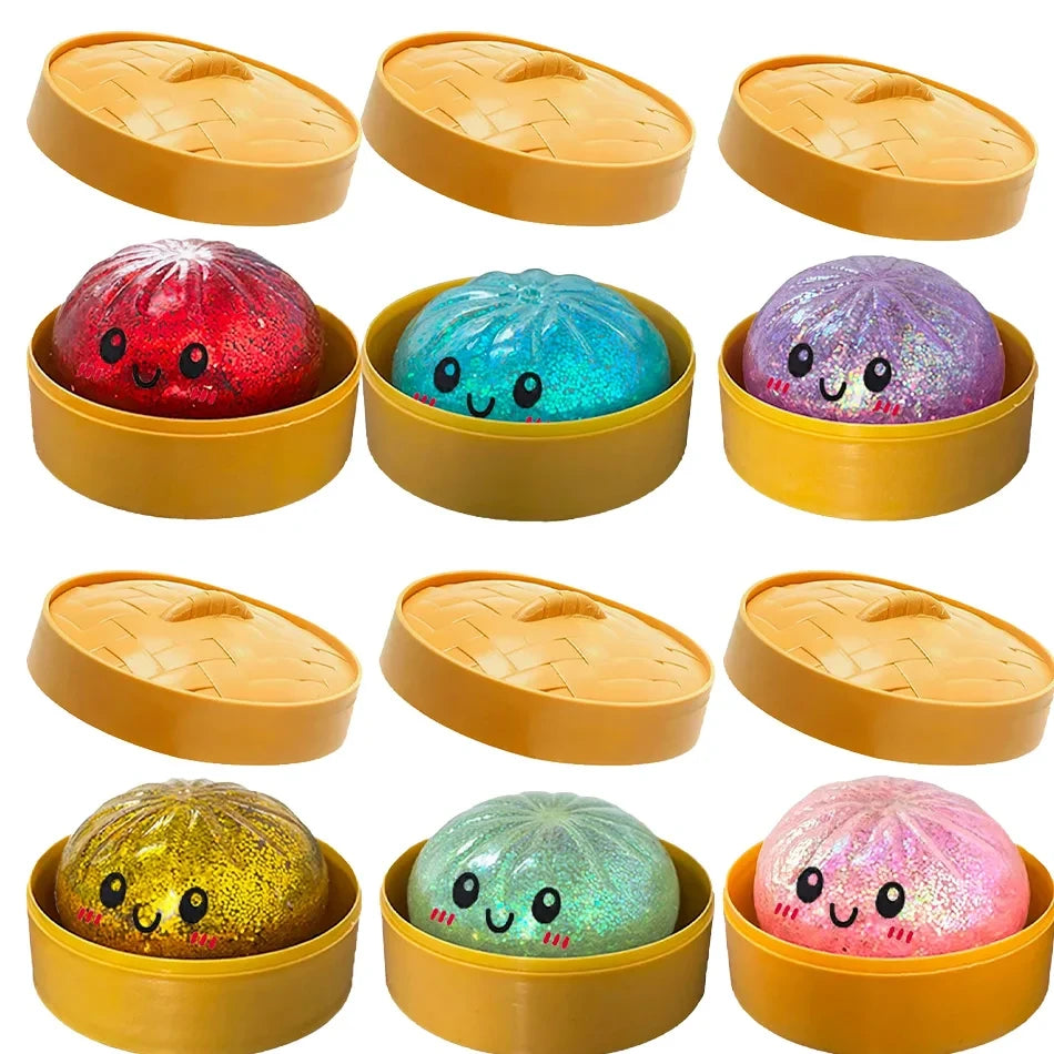 Glitter Dumpling Sensory Squishy