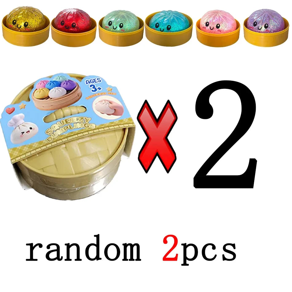 Glitter Dumpling Sensory Squishy