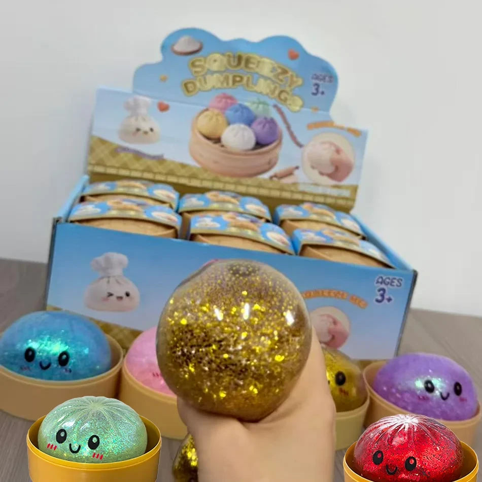 Glitter Dumpling Sensory Squishy