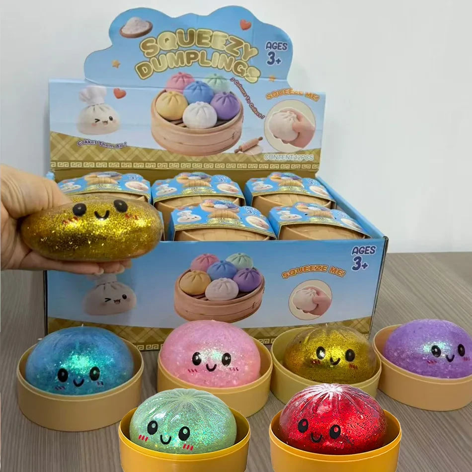 Glitter Dumpling Sensory Squishy