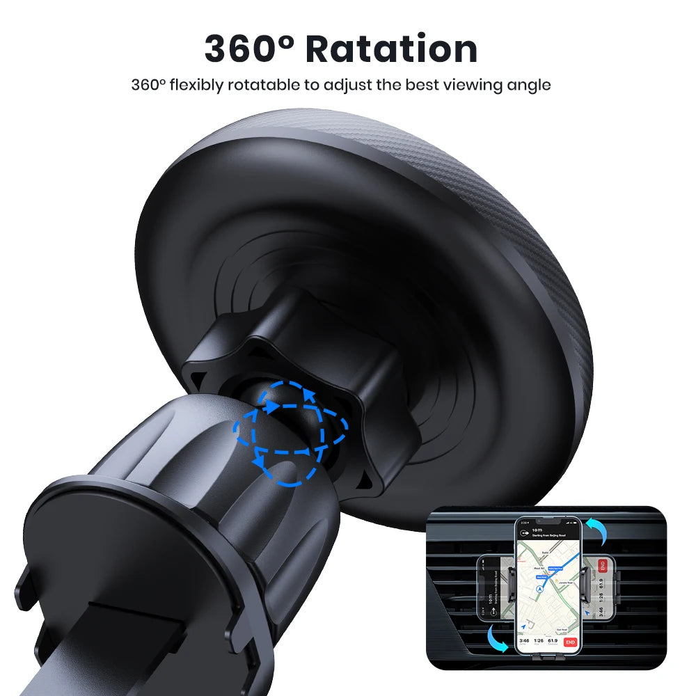 TOPK Mag-Safe Magnetic Phone Holder Car Air Vent Car Phone Holder with Strongest Magnet Car Cradle for iPhone 15/14/13/12 Series